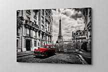 Obraz Red car in Paris 1733